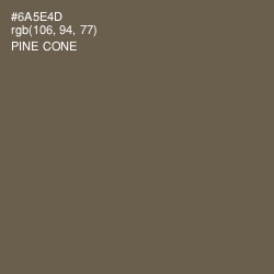 #6A5E4D - Pine Cone Color Image